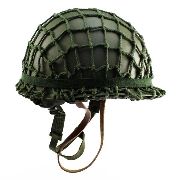 

M1 Military Steel With Netting Cover Helmet Tactical Protective Army Equipment WWII HELMET, Green