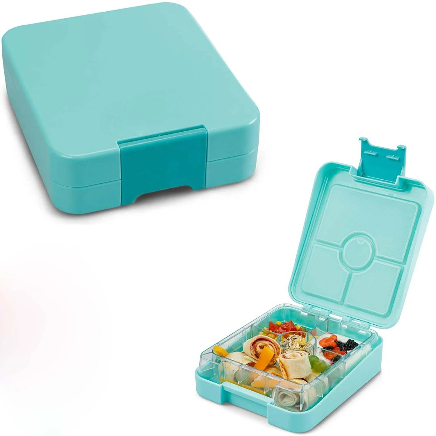 

personalize plastic 4 compartment kids bento snack lunch box, Customized color
