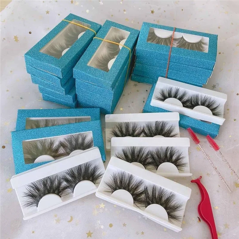 

Siberian real false wispy fluffy full strip mink lashes3d lashes wholesale 5d 25mm mink eyelash vendor, Natural black