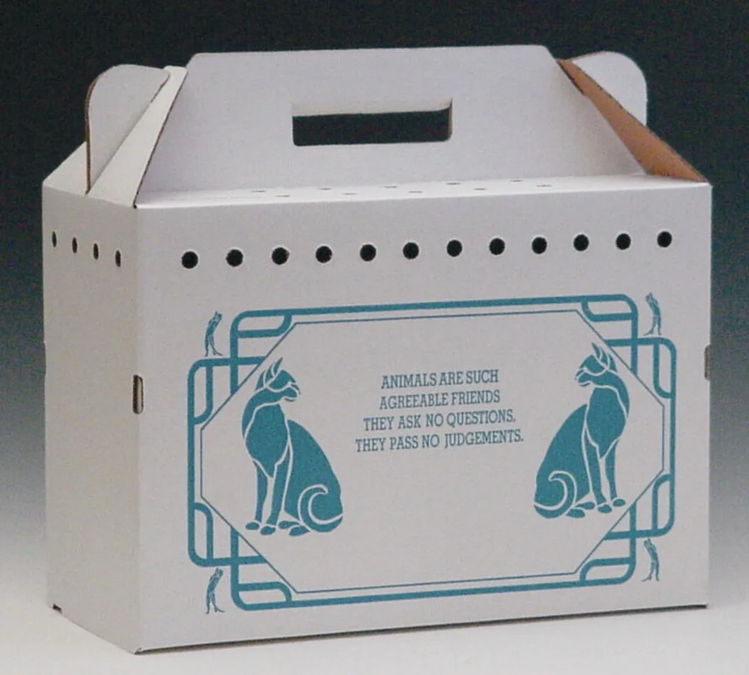 Animal Transport Box Cardboard Pet Carrier Large Box Cat Dog Box Buy Animal Transport Carrier