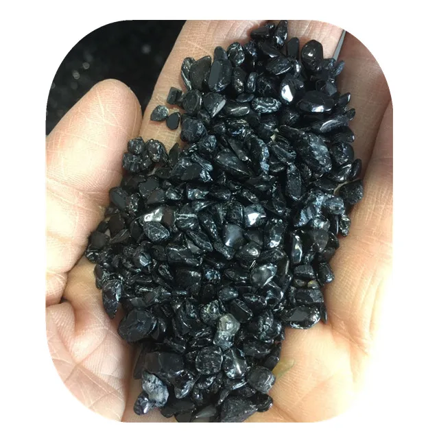 

New Arrivals Crystals Healing Stones Quartz Black Tourmaline Crystal Chips for Home Decoration Gravel Natural Feng Shui Polished
