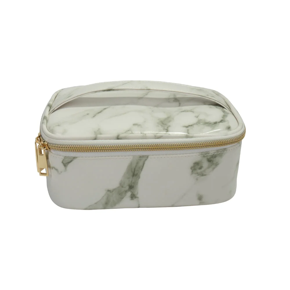 

2021 Portable Waterproof Marbling Cosmetic Bag Makeup Bag Wash Bag