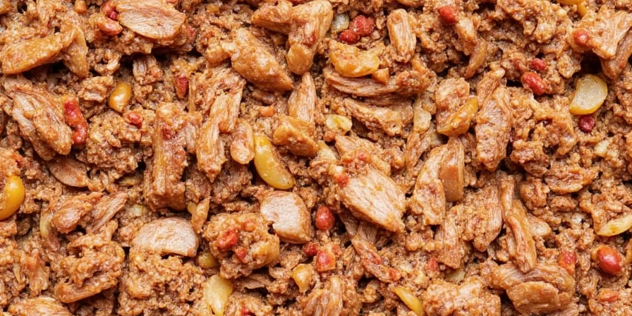 Pork Shoulder Cooking in a Slow Cooker