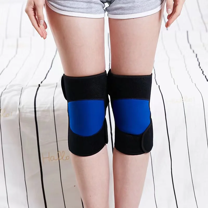 

tourmaline belt heating knee pad magnetic therapy knee support belt kneecap heated brace wrap