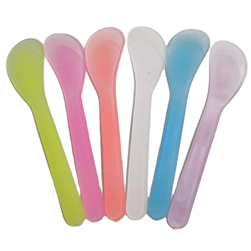 

Wholesale cosmetic face cream cosmetic facial cosmetics plastic spatula spoons