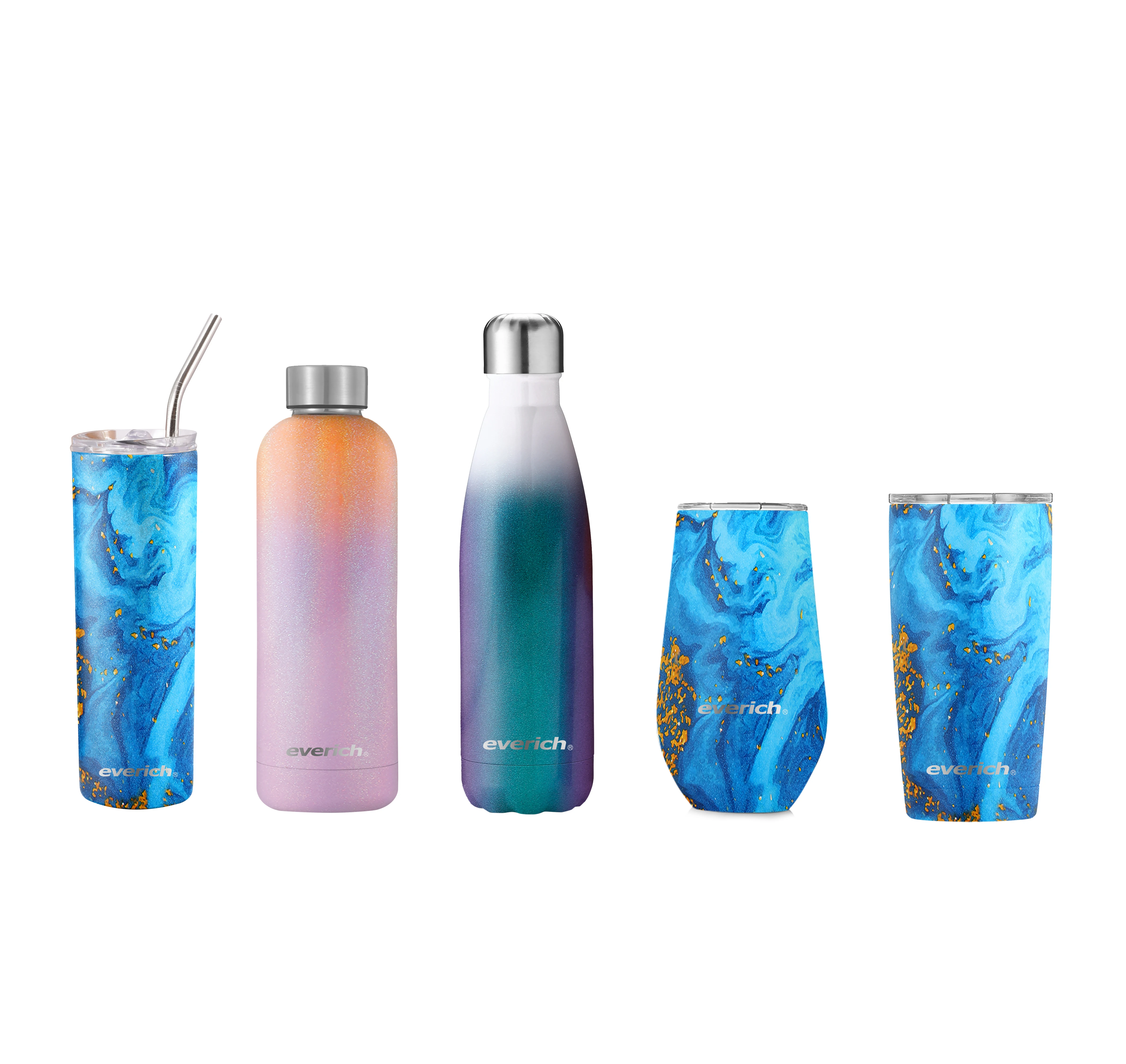 

2021 bulk glitter powder tumbler & cup double walled stainless steel vacuum tumbler cups wholesale for wine and beer use