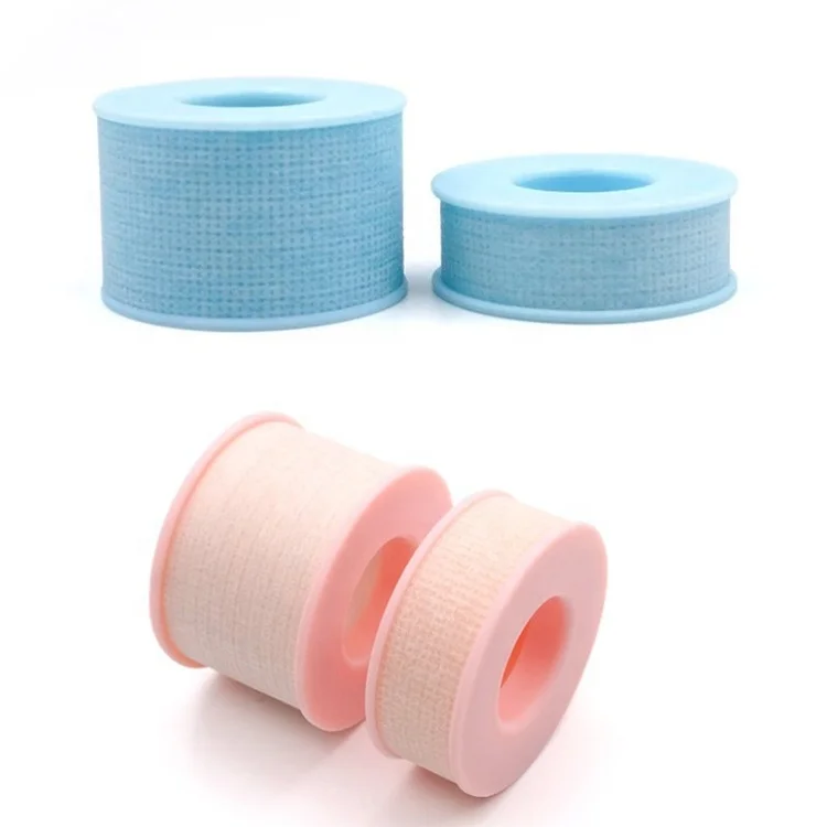 

2022 Newest Sensitive Skin Tape Medical Silicon Gel Skin Tape Pink Lash Tape For Lash Extensions, Pink, blue