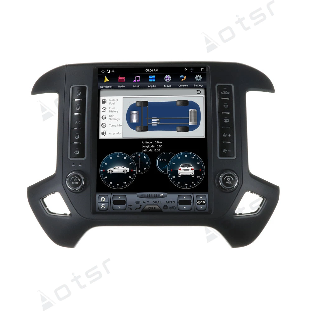 

For Chevrolet Silverado GMC Sierra 2014-2018 PX6 Android 9.0 Car Radio Player GPS Navigation Multimedia