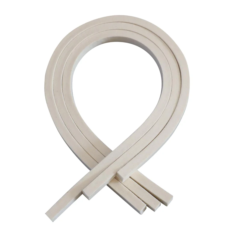 
Custom wool or polyester adhesive Industrial felt strip for door 