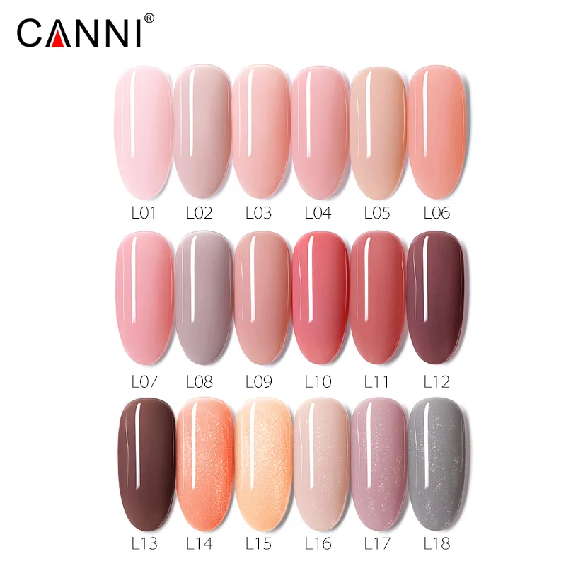 

18 Colors Natural Painting Gel Nude Jelly Color Nail Gel Polish UV&LED Soak Off Drawing Nail Art Gel French System Professional