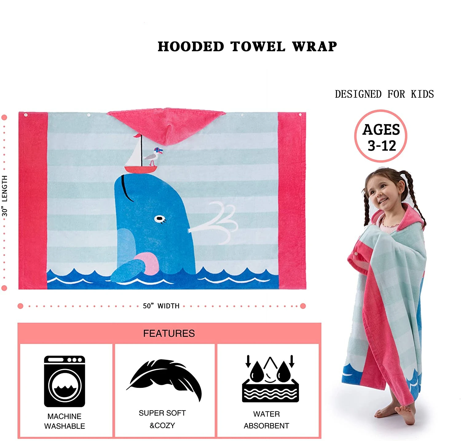 hooded beach towel