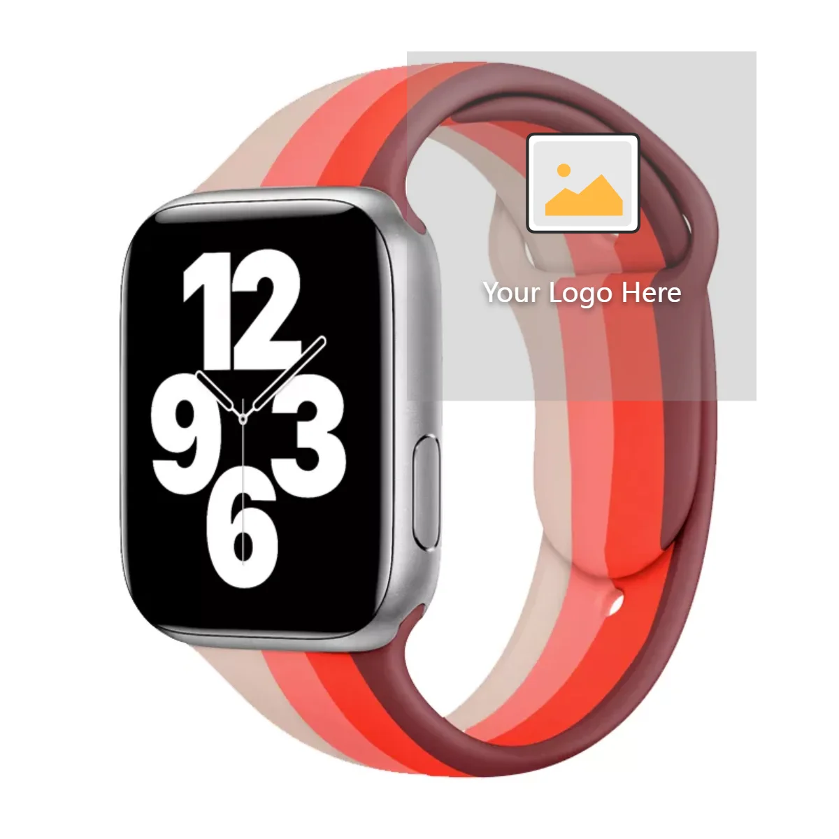 Skylet Wholesale Dual Rainbow Silicone Watch Strap Sport Watch Band For  Apple Iwatch 5/6/se - Buy Fashion For Apple Watch Band New Sport Silicone  Bands For Apple Watch Fancy For Apple Watch