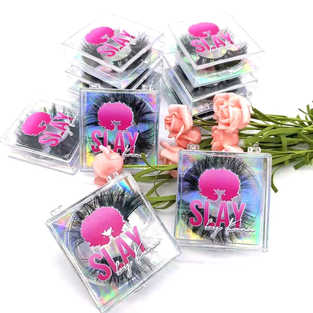 

Free Sample 3d Mink Eyelashes With Private Label 5d 25mm Lashes Wholesale Eyelash Vendor Customized Boxes