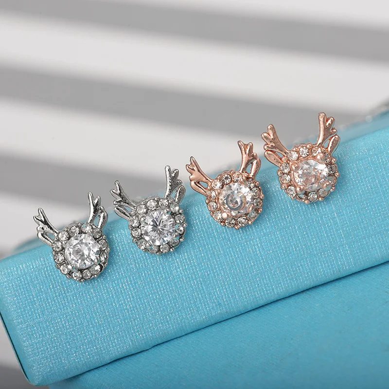 

New Arrival Christmas Jewelry Cute Ornaments Elk Earrings Female Fawn Earrings Women Girl Pretty Christmas Gifts Jewelry
