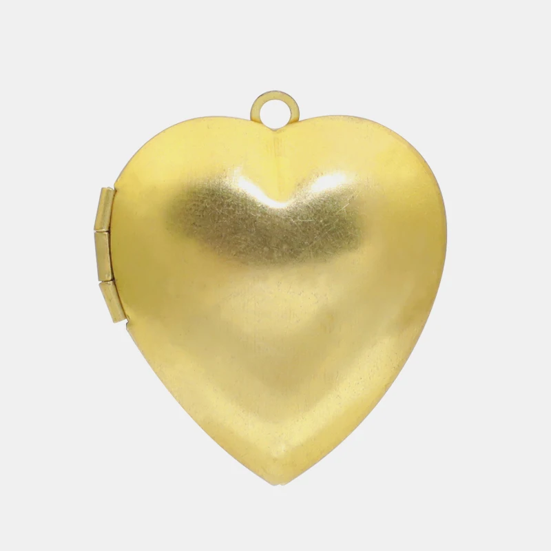 

Jewelry accessories Heart shape 15 to 17 patterned photo locket photo frame locket pendant necklace hinge