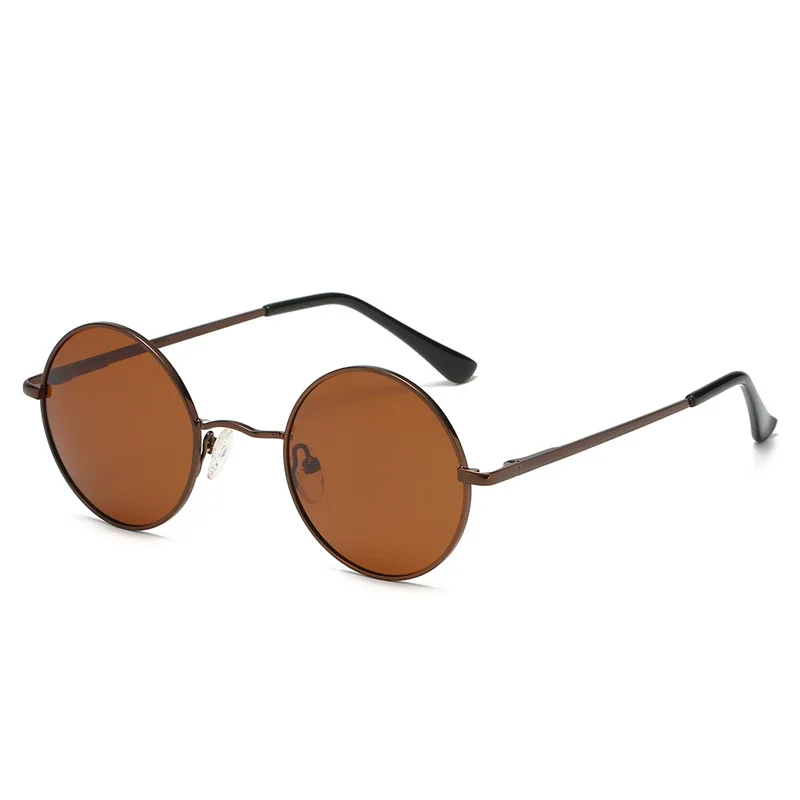 

Euromonk Unisex Red Stylish UV 400 Metal Retro Steampunk Sunglasses Vintage Round Sunglasses Amazon hot sale Sun glasses