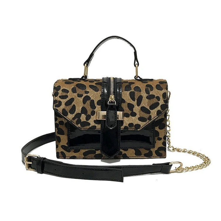 

Fashion Women Printing Mini Flap Leopard PU Shoulder Messenger Bags Elegant Ladies Handbag Shoulder Bag, Customizable