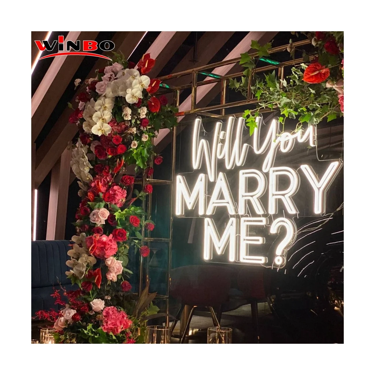 Dropshipping Custom Wedding Neon Sign Wall Logo Letters Led Neon Sign Light Acrylic Custom RGB Letter Led Flex Neon Strip Lights