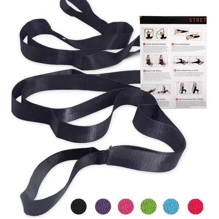 

Yoga Straps With Multi Loops Stretch Band For Physical Exercise, Hammock S Ring Strap 12 Hamstring Suit Women Yoga Belt, Customized