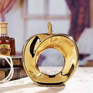 Image of design creative resin craft 3d apple shape home decoration accessories