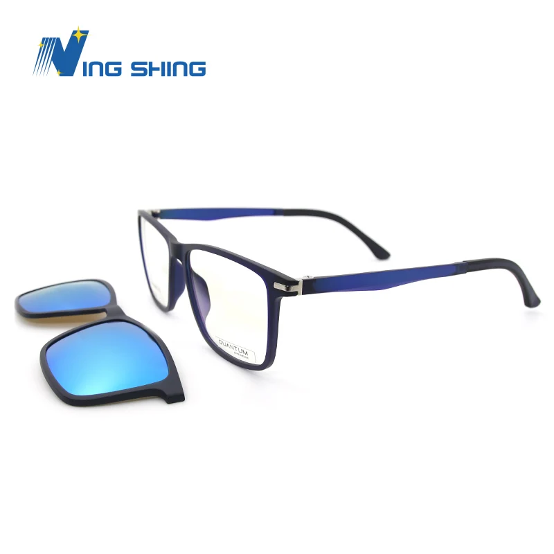 

2021 NingShing NEW Magnetic Clip On optical frames eyewear spectacle quick fast change sunglasses polarized anti blue ray, 4 colors