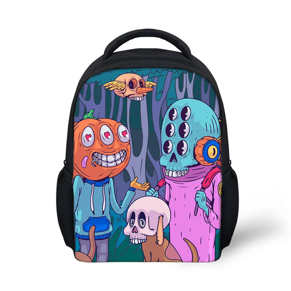 

custom cute Halloween image wholesale sublimation kids backpack children school bag