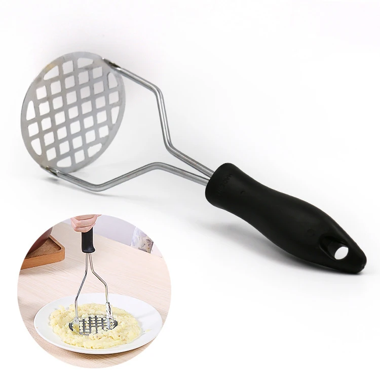 

Premium kitchen metal pressure potato ricer stainless steel potato masher