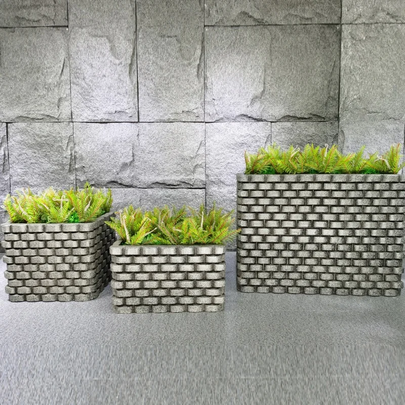 

Nordic modern interior decoration planter pot large outdoor garden art flower pot fiberglass planter, Picture