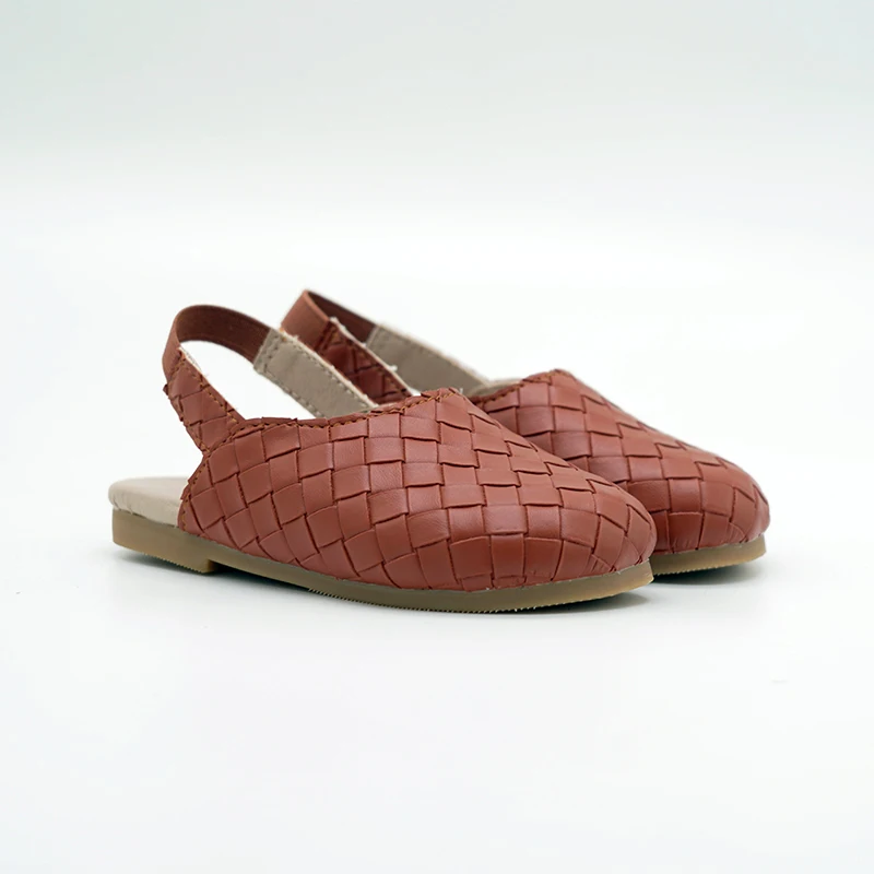 

braided leather summer little children kids toddler sandals girl shoes for kids