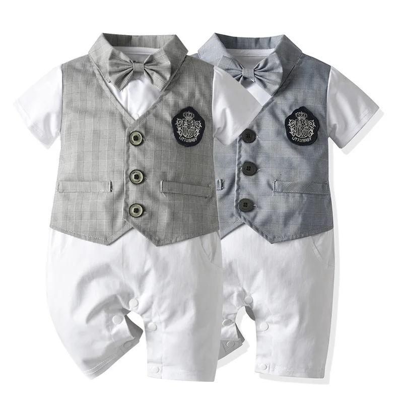

2021 new male birthday party tuxedo boy christmas newborn baby clothing set boys dress suit