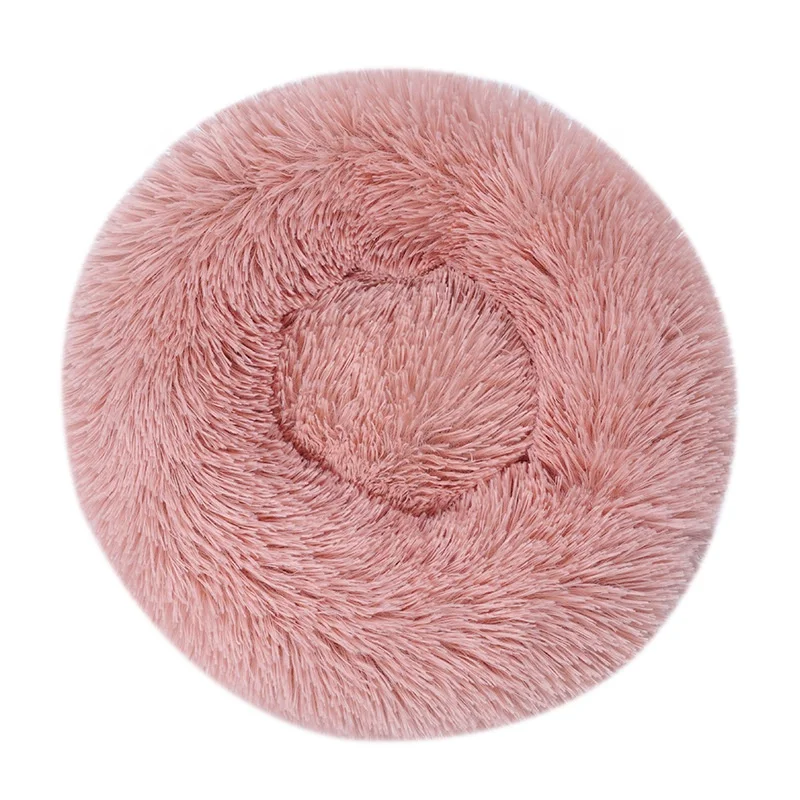 

Amazon Pet Cushion Plush Round Cat Cushion Warming Cushions for Dogs