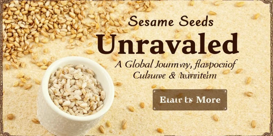 Comparison of white, black, and brown sesame seeds