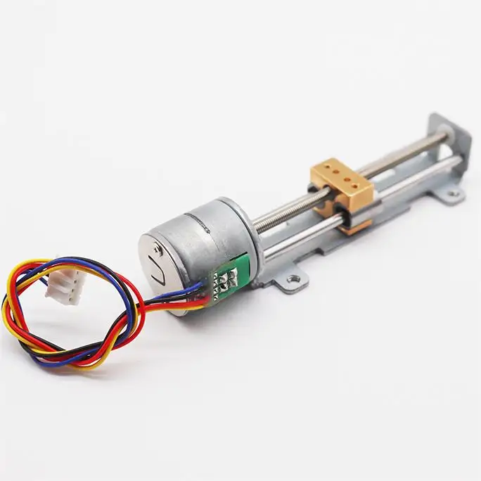 

20mm permanent magnet Linear Propulsion Stepping Motor with Copper slider 12V