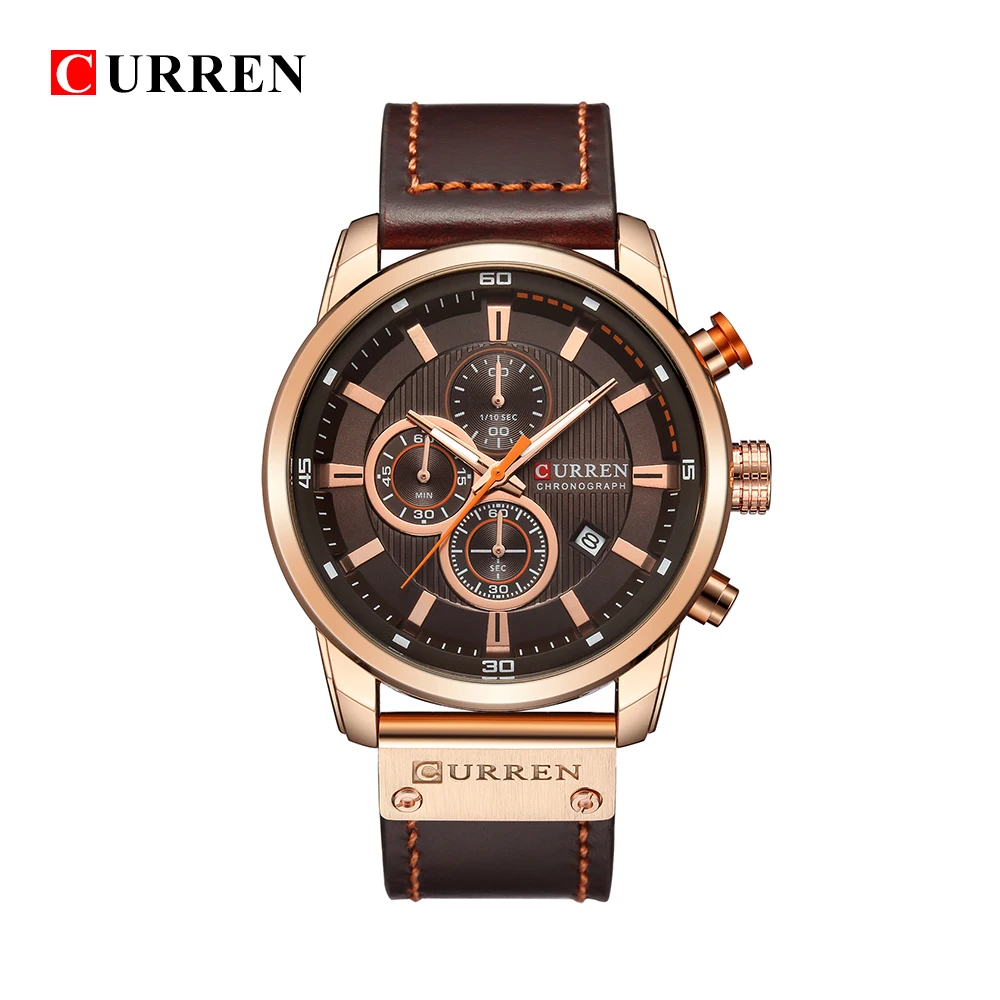 

2021 New Design Factory Price Man Wrist Quartz 8291 Curren Watch Men Wrist Luxury Watch