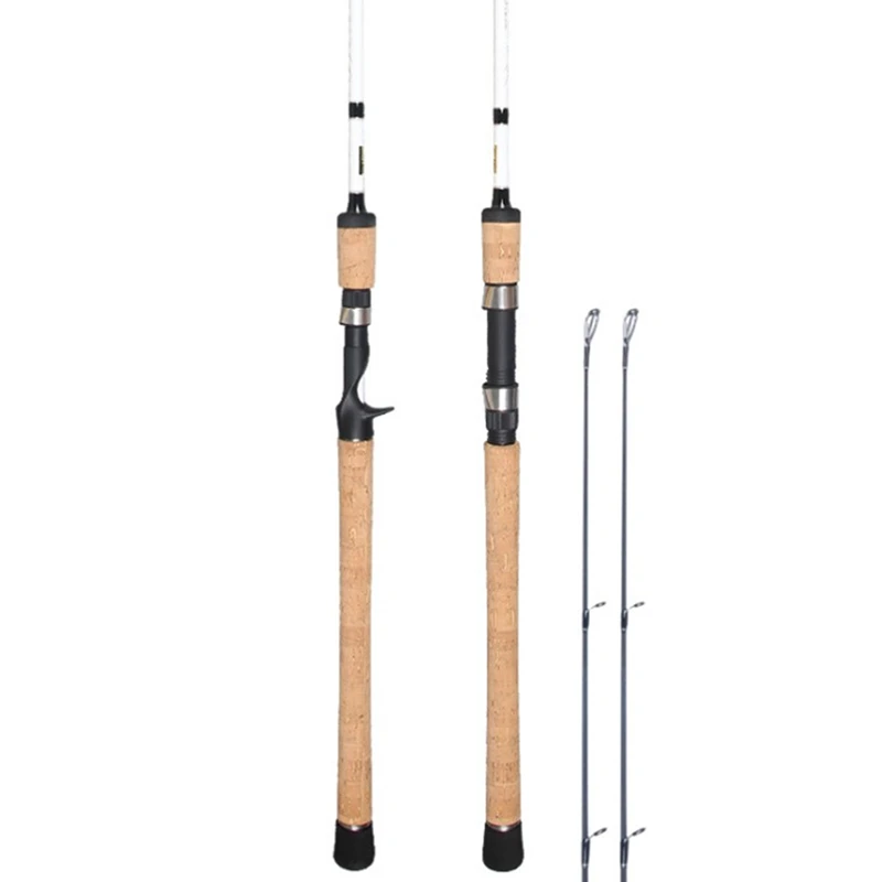 

SNEDA 2Tips M/ML Spinning Casting Fishing Rod Carbon Fiber 2 Pieces 1.8M 2.1M 2.4M 5-35g for Trout Fishing