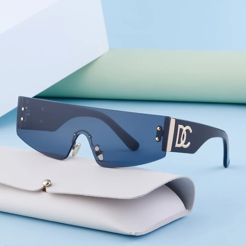 

Partagas Wholesale Famous Brand Fashion Trendy Frameless One Piece Lens UV400 Shades Sun Glasses Sunglasses for Men Women