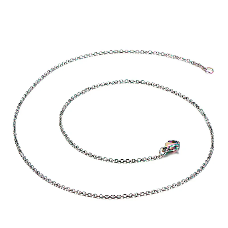 

Trendy Choker Chain Necklace Stainless Steel Necklace Chain Jewelry, Gold ,silver