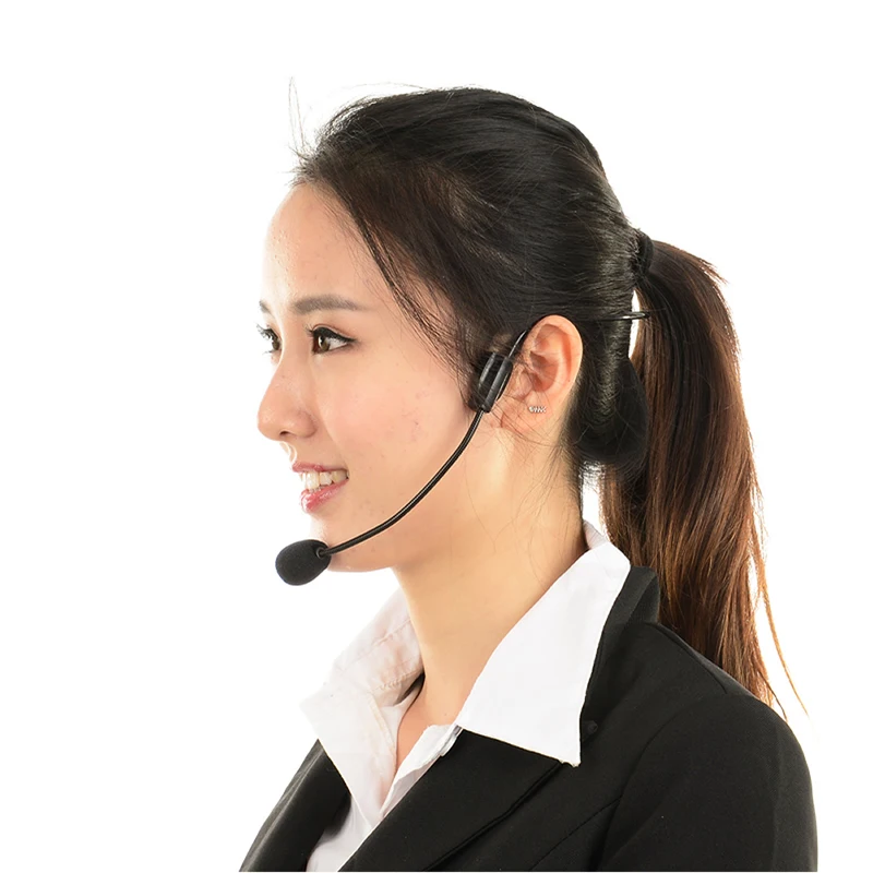 

3.5mm Wired Microphone Headset Studio Conference Speaker For Voice Amplifier Mic