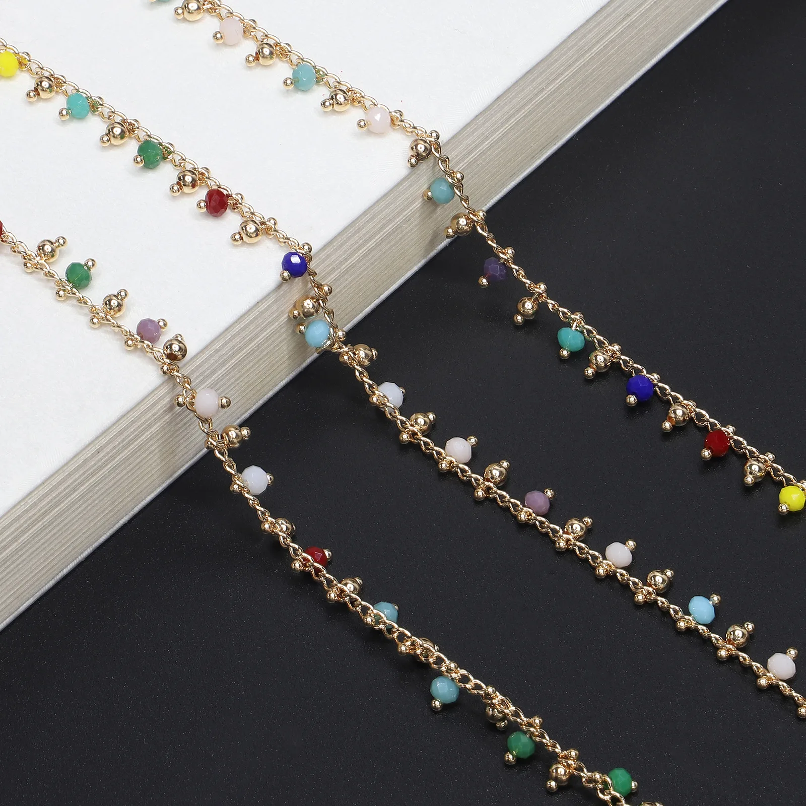 

2021 New Glasses Chain Eyeglasses Necklace Sunglasses Cords Chain Beaded Metal Glasses Sunglasses Chain