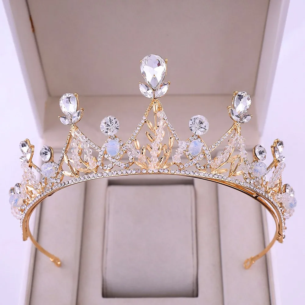 多色热卖水晶女性头发首饰婚礼配件水晶 tiaras