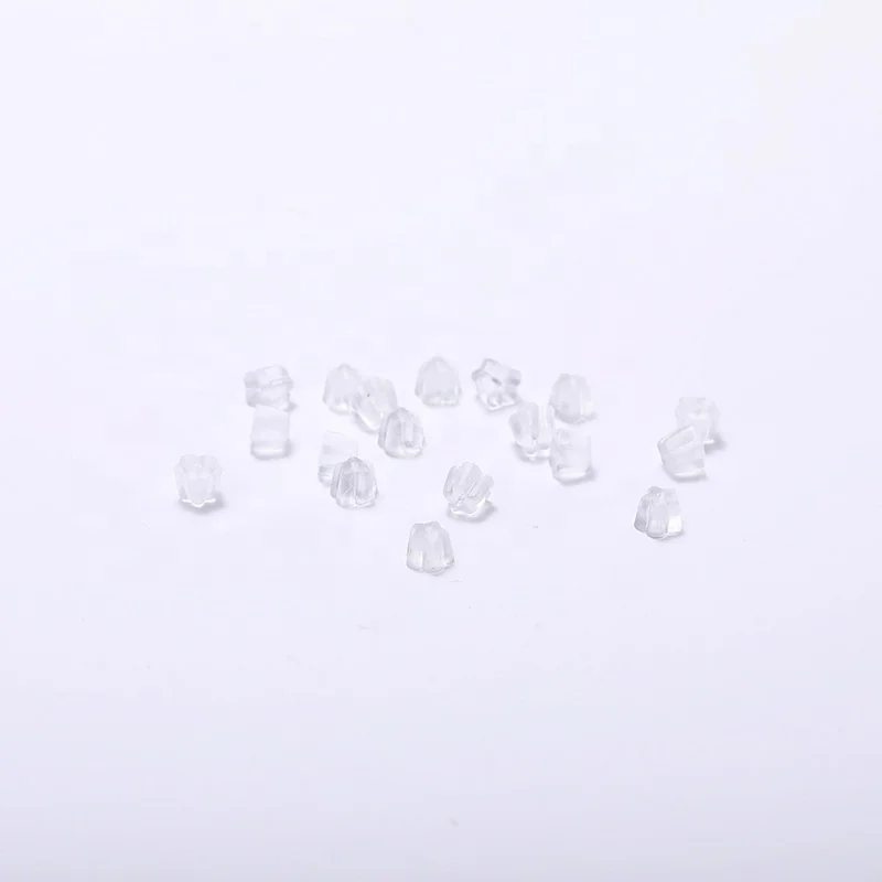 

C003 China factory fast shipping clear plastic earrings findings for studs earrings by Moyu