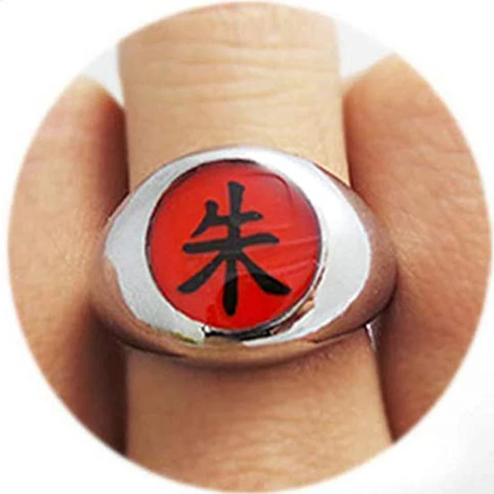 

Wholesale Akatsuki Ninja Cosplay Accessories Adjustable Anime Ring Itachi Rings for Women Men, As picture shows