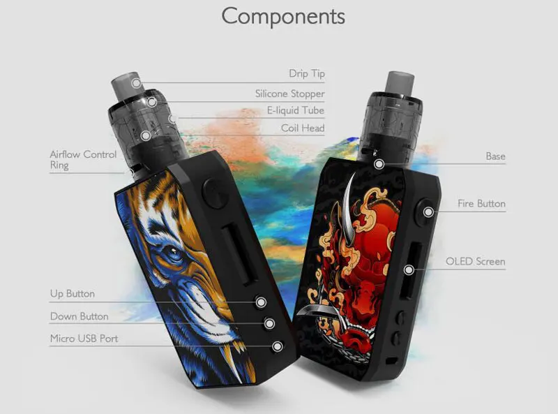 126w cigpet capo 套件由 ijoy 提供 3毫升目雾化器