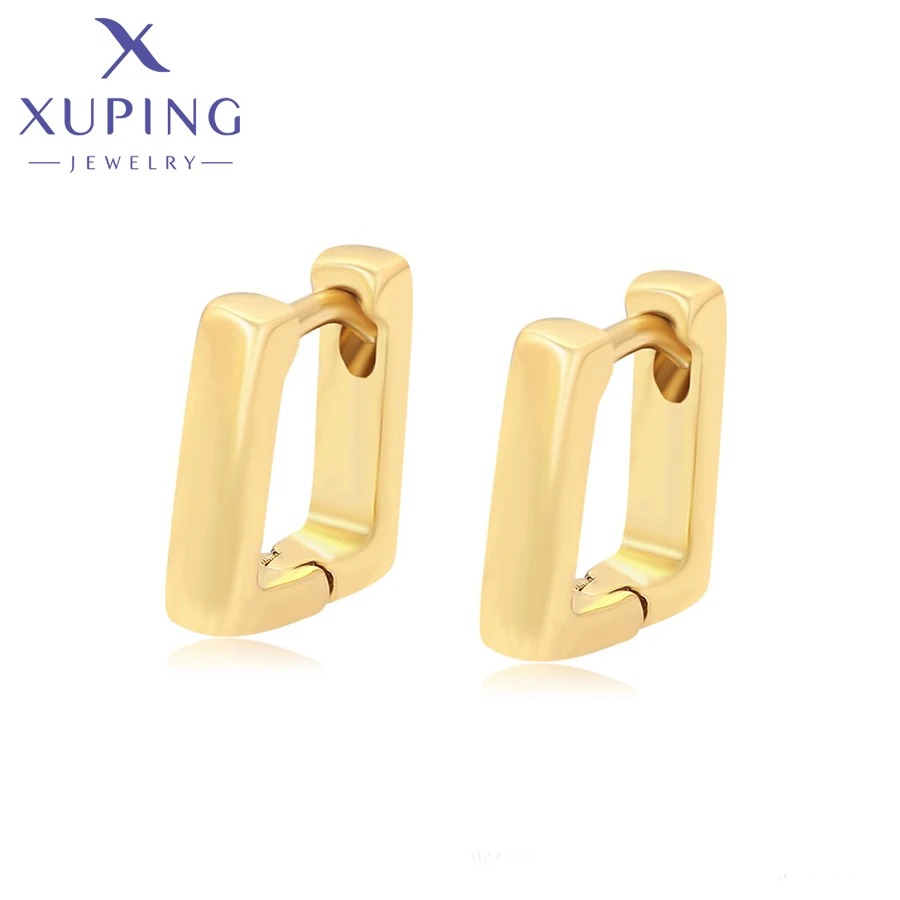

X000768344 xuping jewelry 14k gold plate new special trendy vintage cool simple daily women new hugggie earring