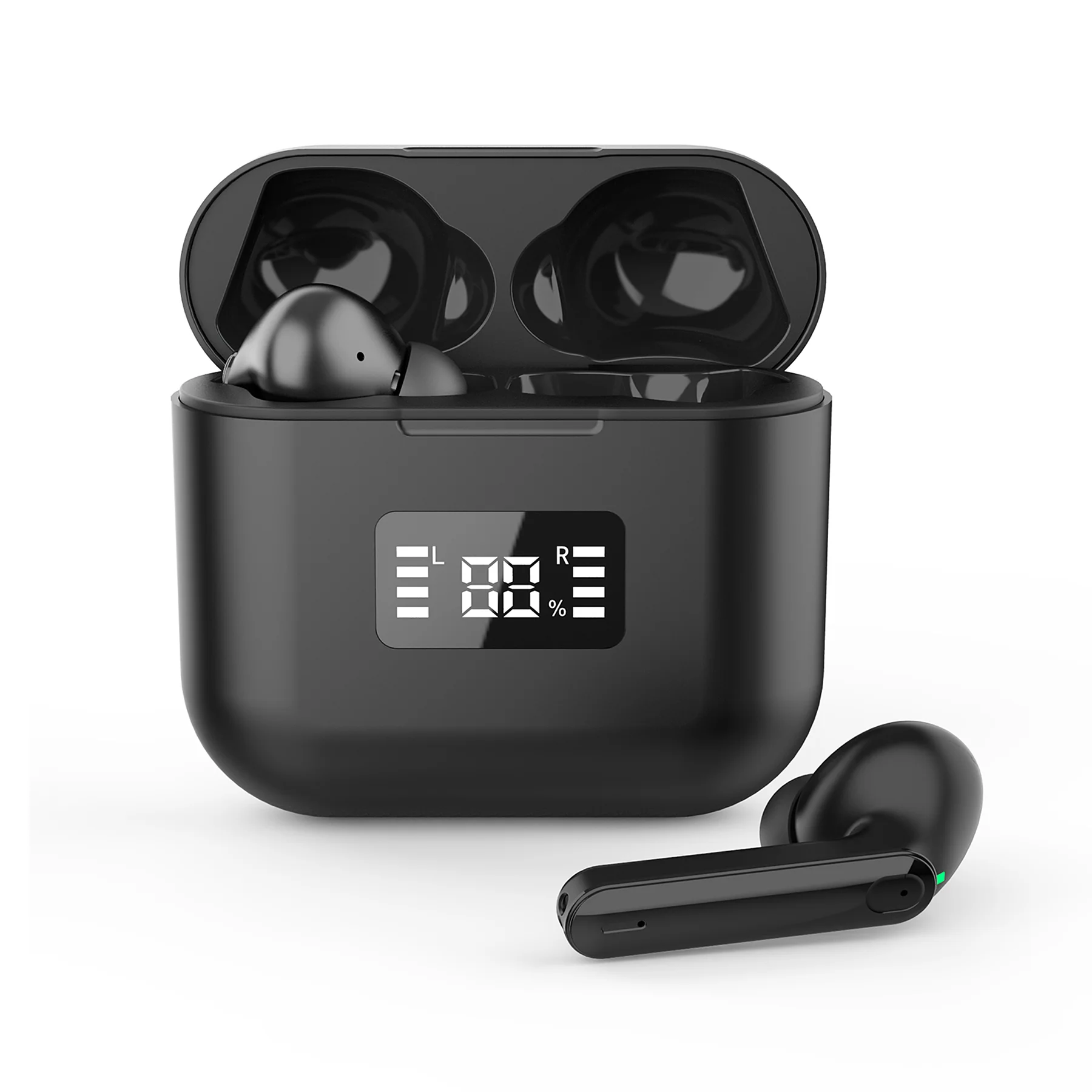 

Cirtek free shipping ANC V5.0 cheap high quality oem wireless earbuds sports small earbuds private label earbuds in ear built, Black