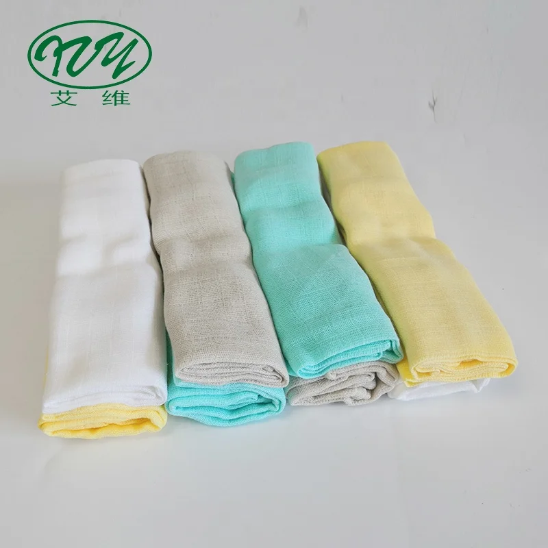 

100% Cotton Breathable Reusable Muslin Baby Diaper, Same as picture or customized color