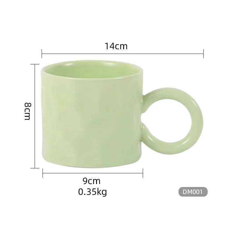 

Nordic Ceramic Christmas Mug Chaozhou New Design Nordic Personalized Creative Coffee Mugs Custom Logo Ceramic Cup, Ring handle mug