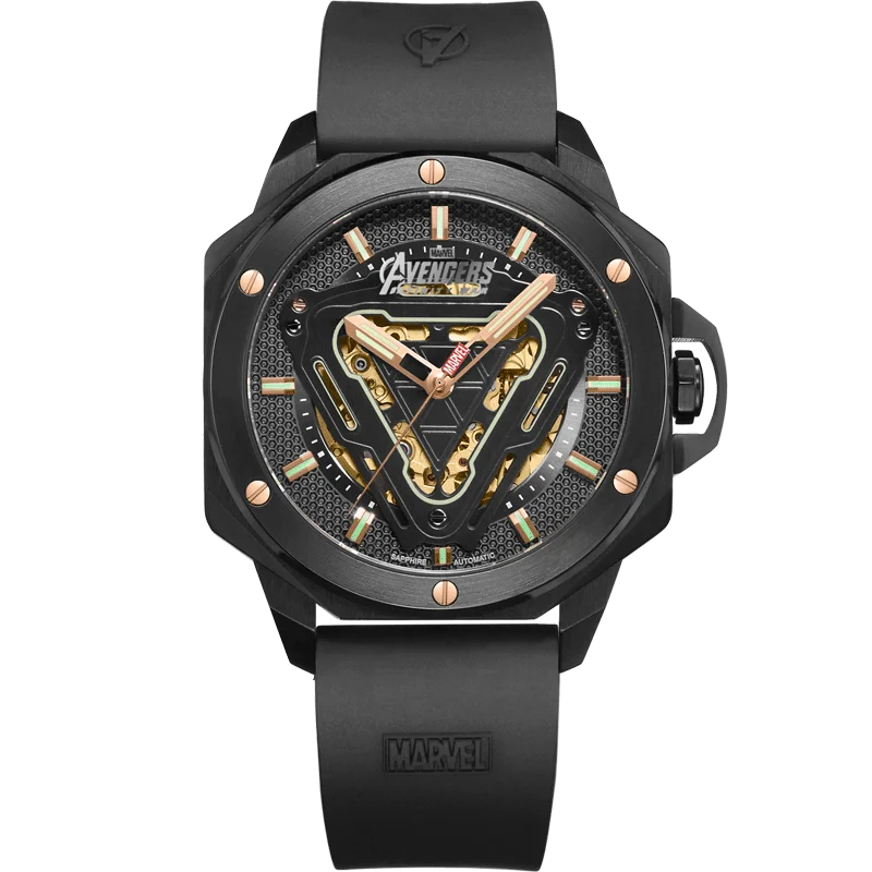 

Avengers Infinity War Iron-Man Design 5ATM-50M Waterproof Wristwatch Automatic