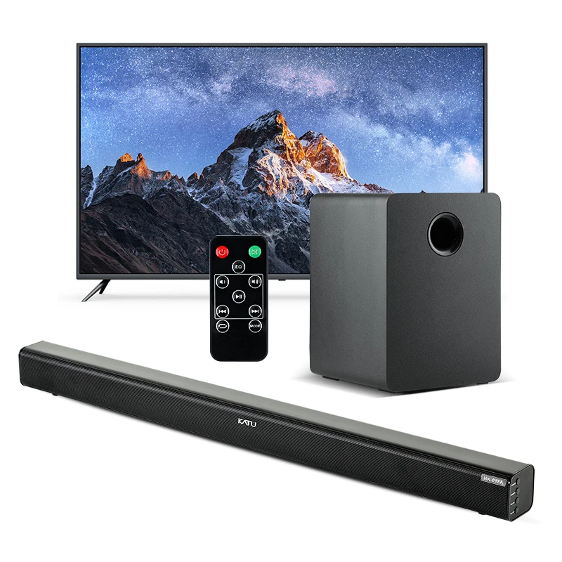 

60W Sound bar 2.1CH TV Soundbar with subwoofer for Home Theater Surround Sound System