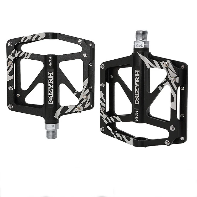 

Rich Colors Lightweight Riding Equipment Bike Pedals Metal Mountain Road Bicycle Pedal, Red and white, black and red, black and white
